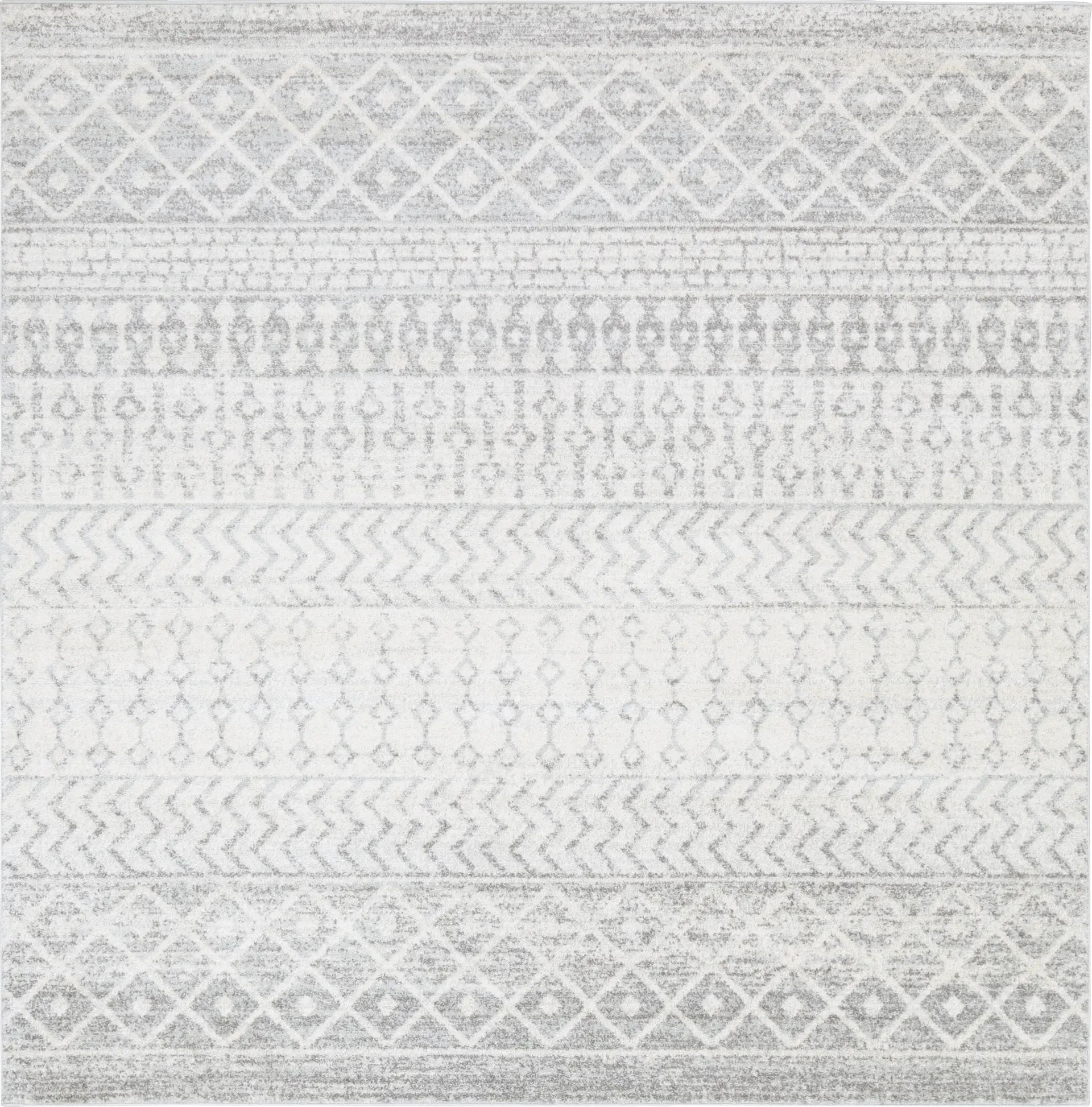Chelsina I Light Gray 7'10 Square Rug