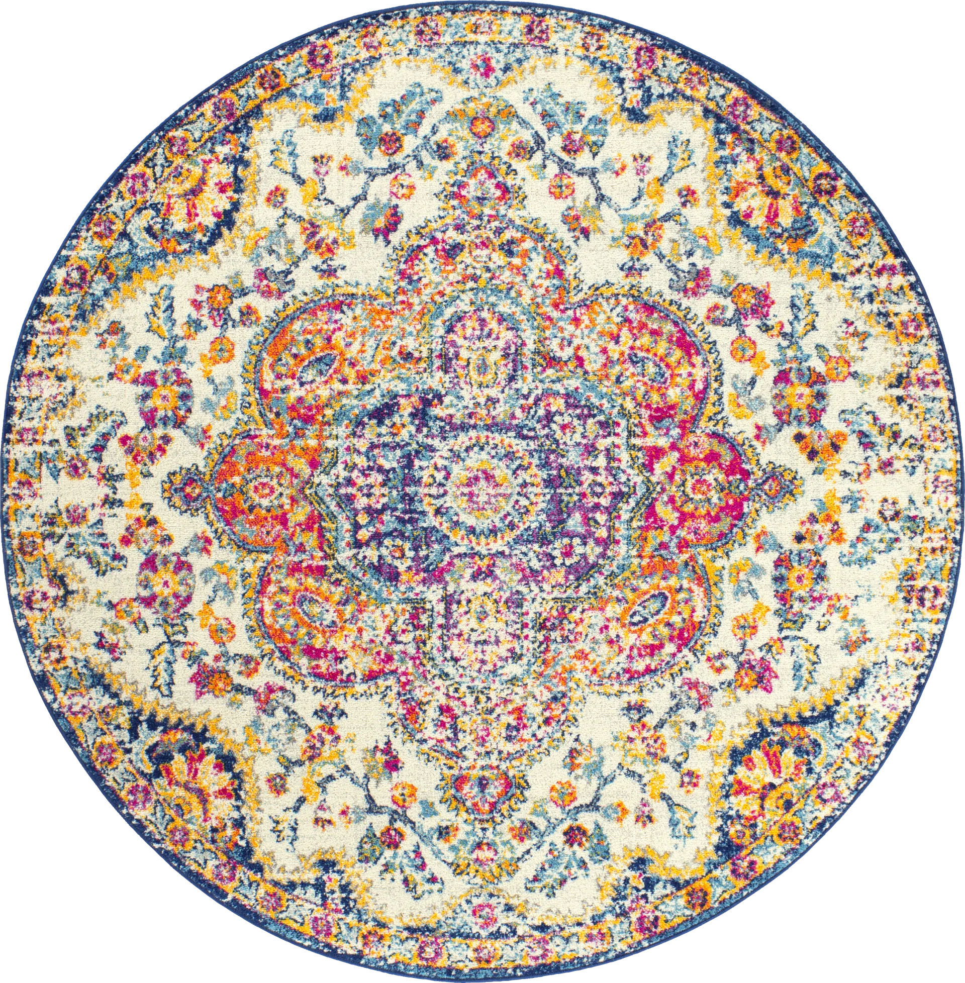 Chelsina II Multi 6'7 Round Rug - Image 1