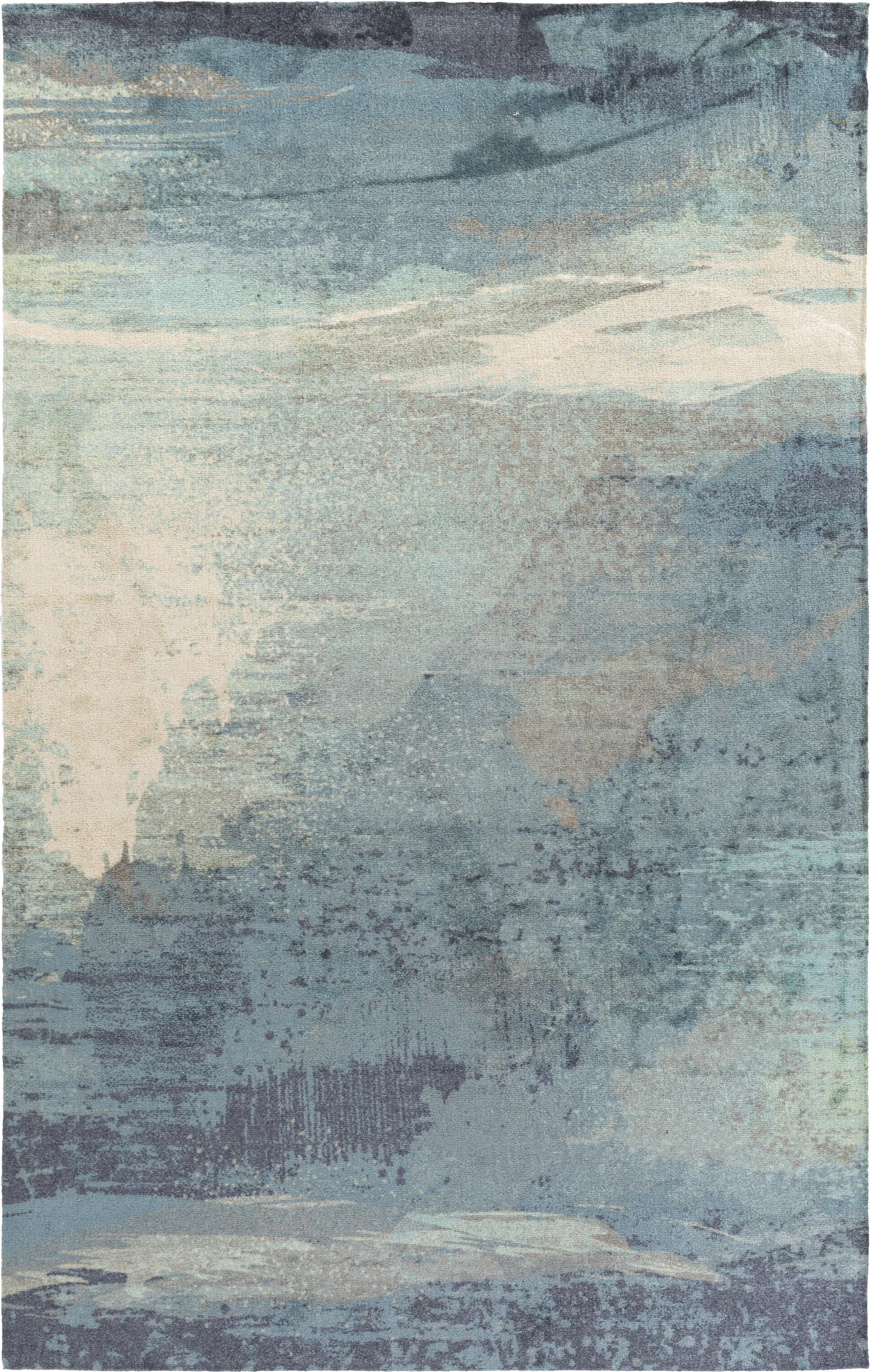 Florines Blue 4' x 6' Rug