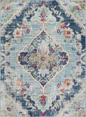 Loransa I Blue 5'3 x 7'1 Rug