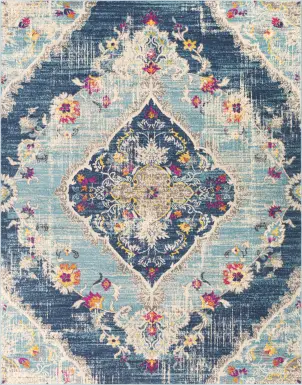 Loransa I Blue 7'10 x 10' Rug