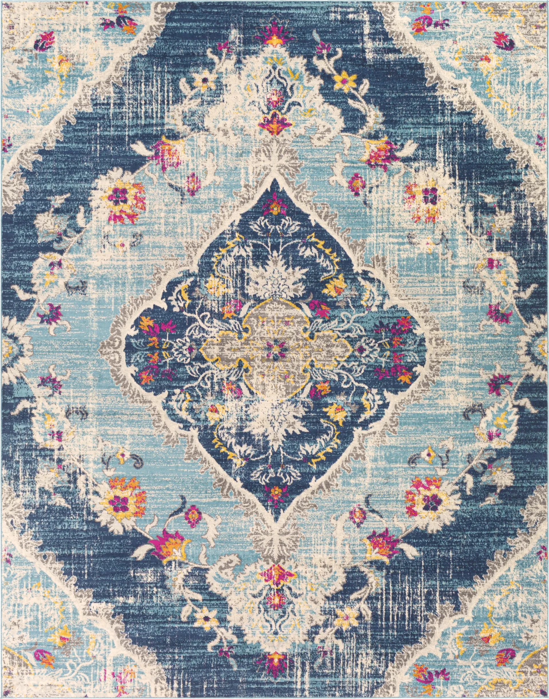 Loransa I Blue 7'10 x 10' Rug - Image 1