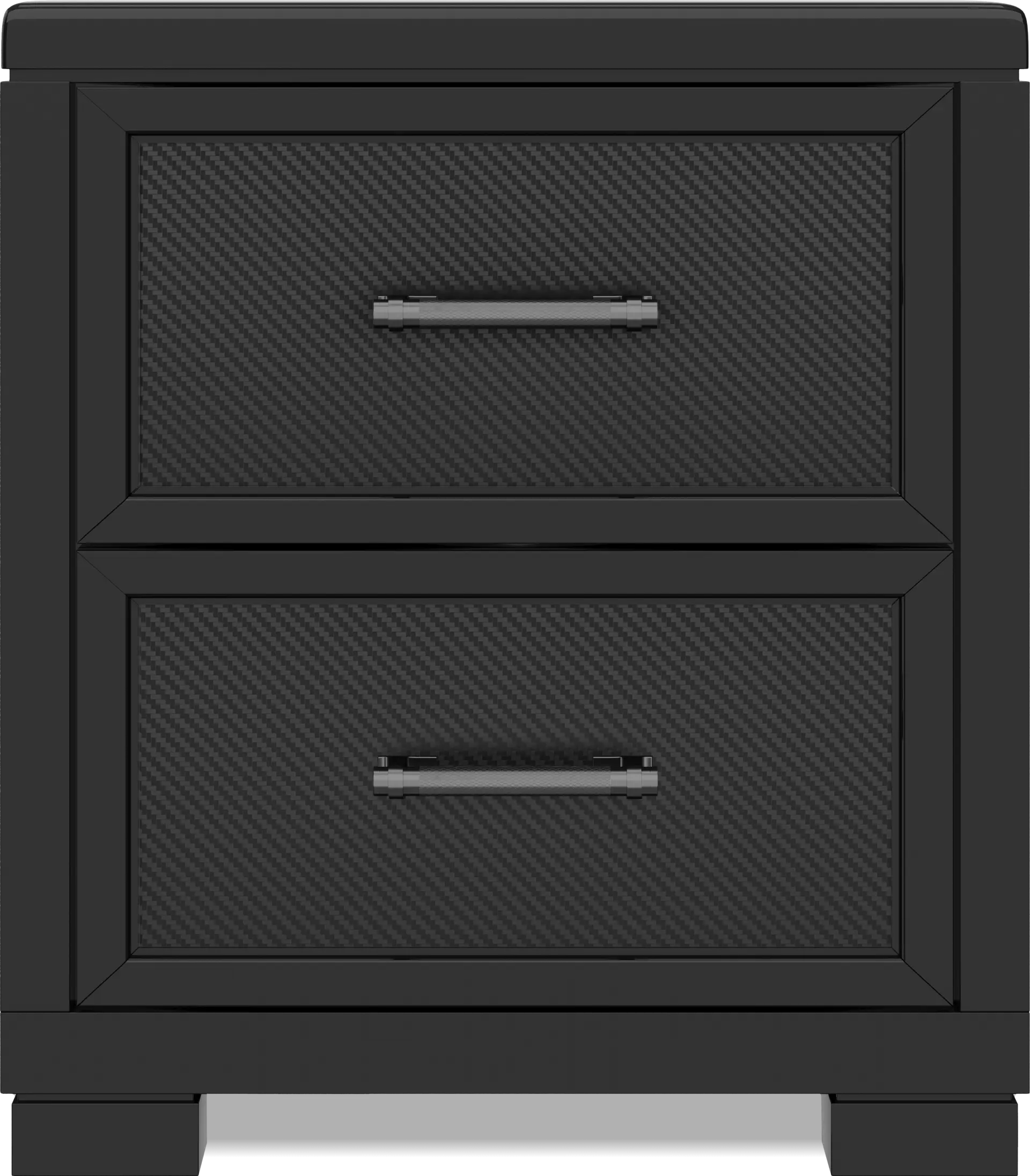 Kids Carbon Optix Black Nightstand