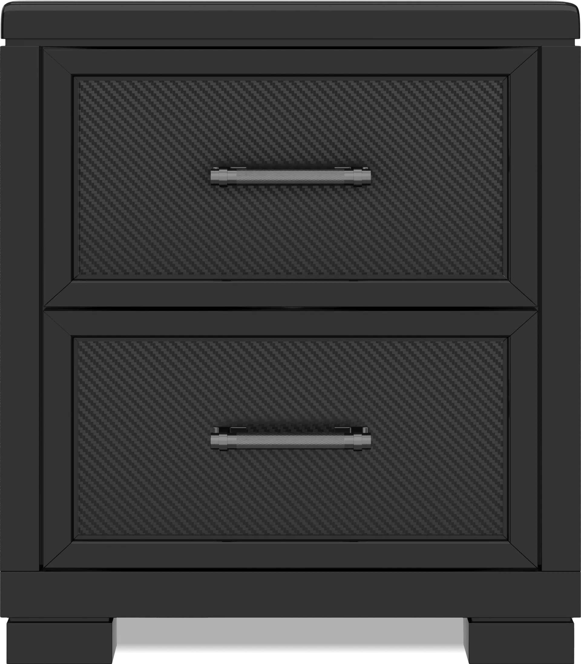 Kids Carbon Optix Black Nightstand - Image 1
