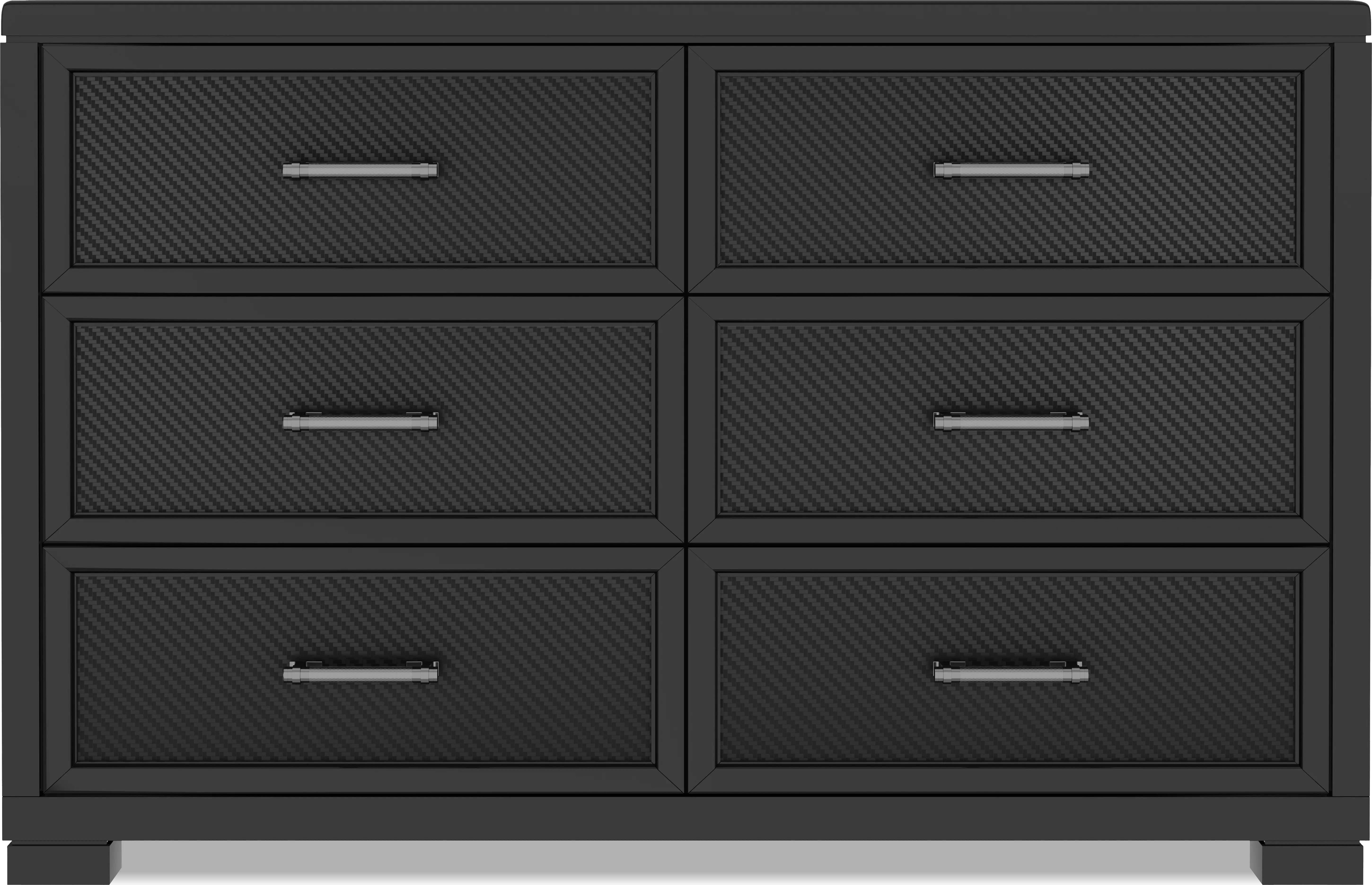 Kids Carbon Optix Black Twin Bedroom with LED Lights - Thumbnail - Image 6