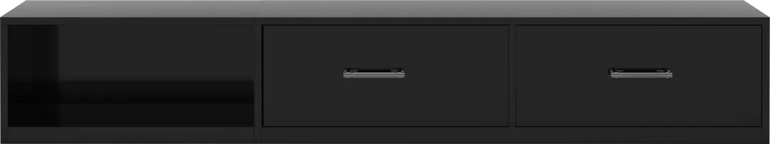 Kids Carbon Optix Black Reversible Underbed Storage Drawers