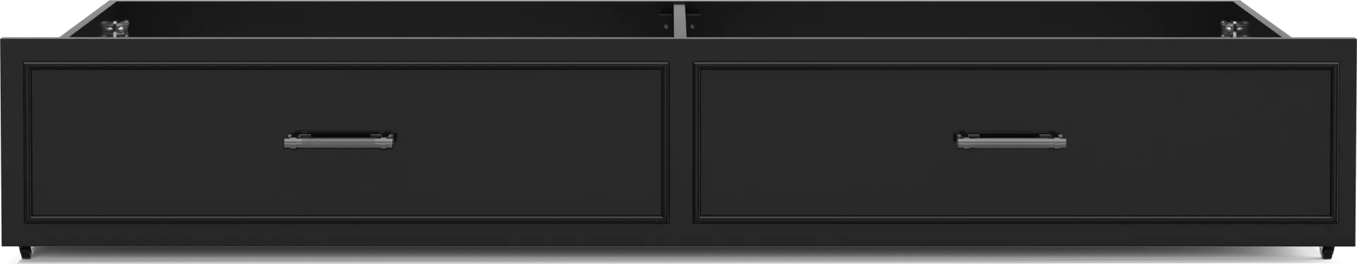Kids Carbon Optix Black Twin Storage Trundle