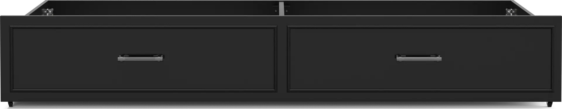 Kids Carbon Optix Black Twin Storage Trundle