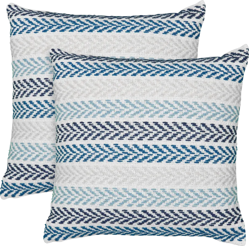 Istarie Blue Accent Pillow Set of 2