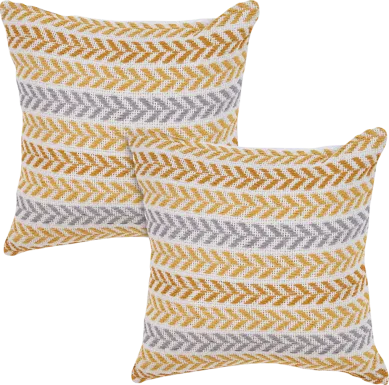 Istarie Yellow Accent Pillow Set of 2