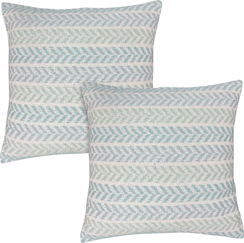 Istarie Spa Blue Accent Pillow Set of 2