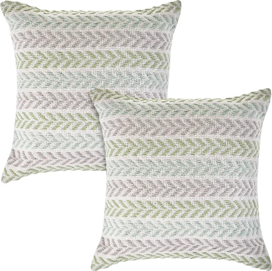Istarie Green Accent Pillow Set of 2 - Thumbnail - Image 1