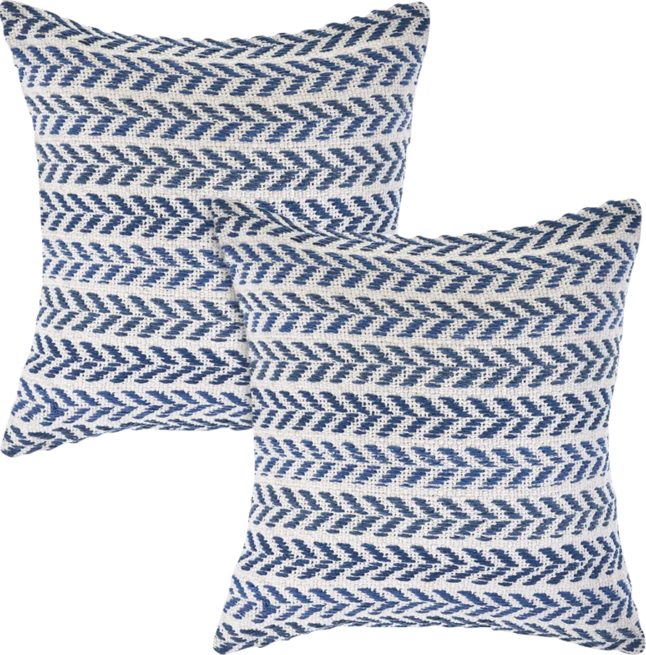 Istarie Indigo Accent Pillow Set of 2 - Thumbnail - Image 1