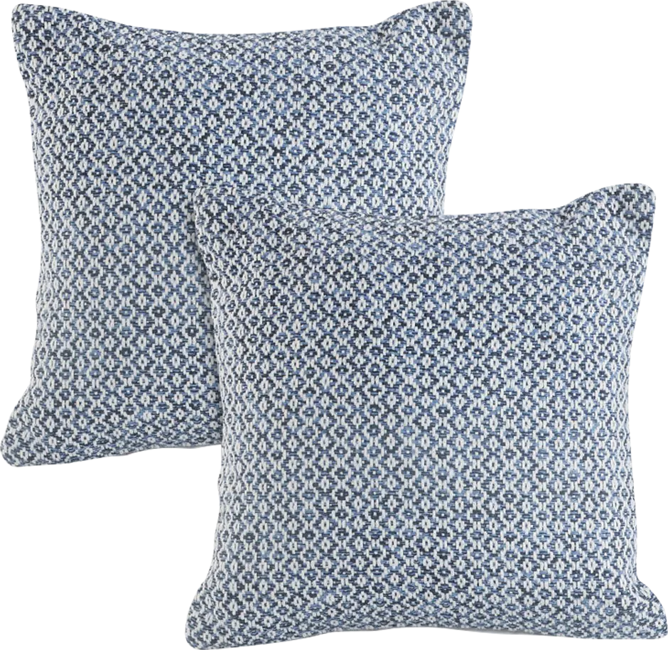 Antimo Navy Accent Pillow Set of 2