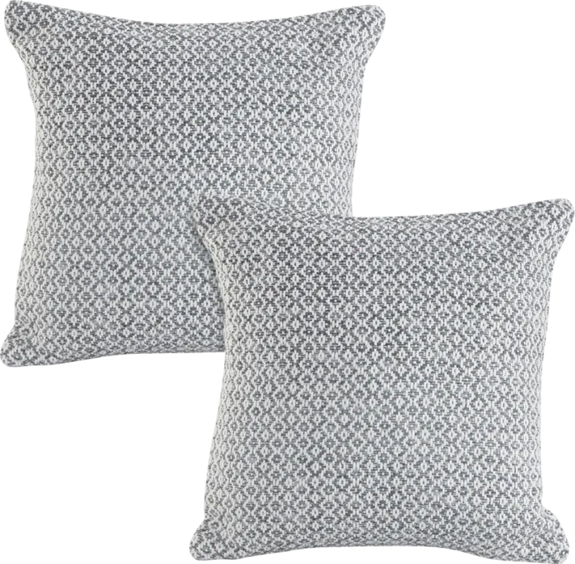 Antimo Gray Accent Pillow Set of 2