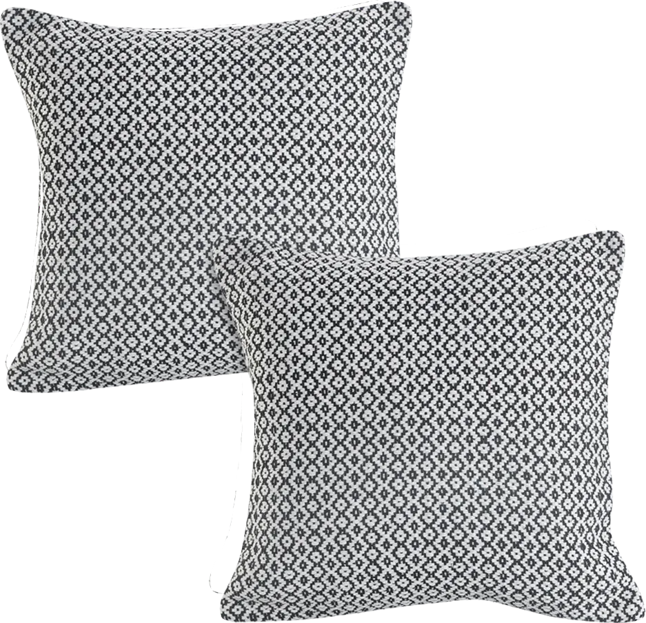 Antimo Dark Gray Accent Pillow Set of 2 - Image 1