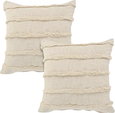 Lorelina Cream Accent Pillow Set of 2