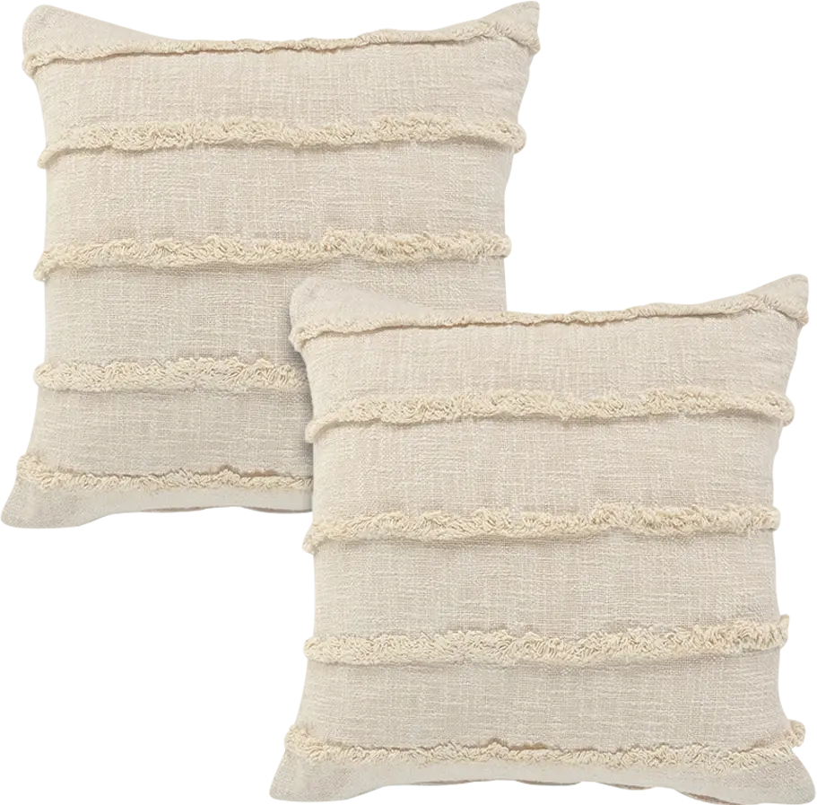 Lorelina Cream Accent Pillow Set of 2