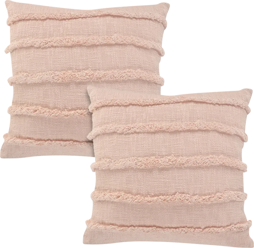 Lorelina Pink Accent Pillow Set of 2