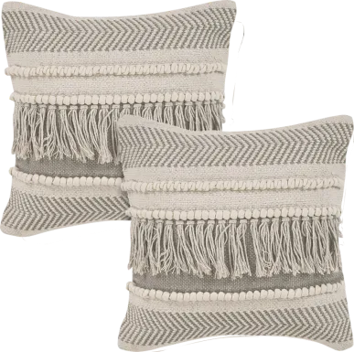 Sefora Beige Accent Pillow Set of 2