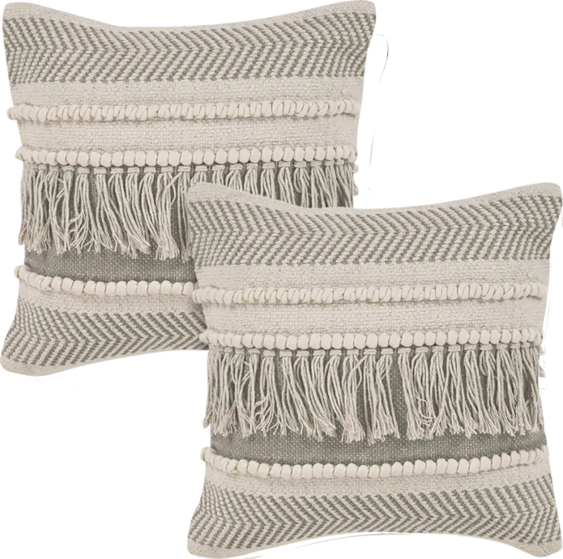 Sefora Beige Accent Pillow Set of 2