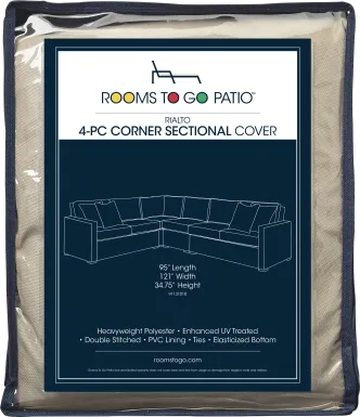 Rialto 4 Pc Patio Corner Sectional Cover
