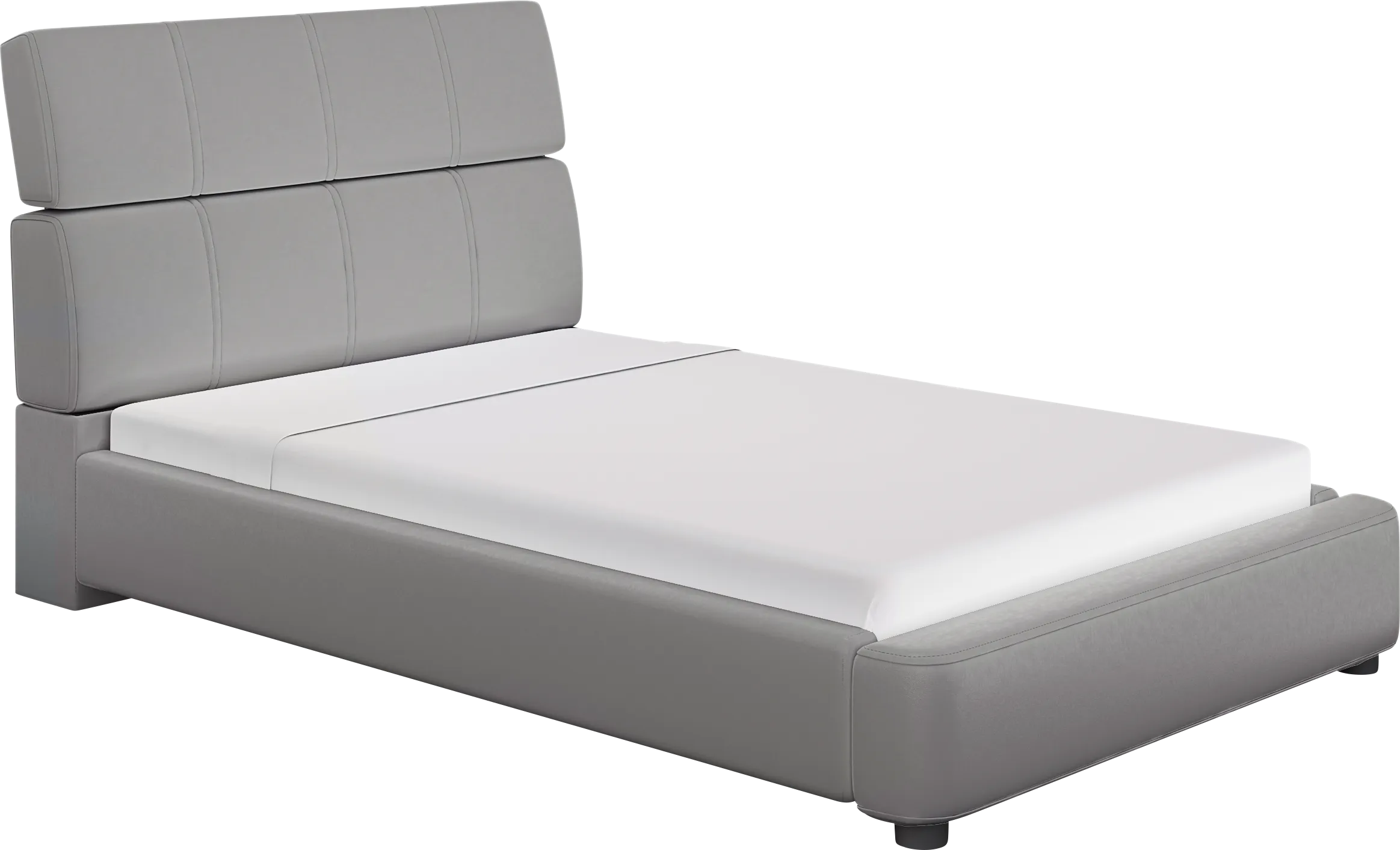 Kids ReGen™ Recharged Gray Twin Bed - Thumbnail - Image 1