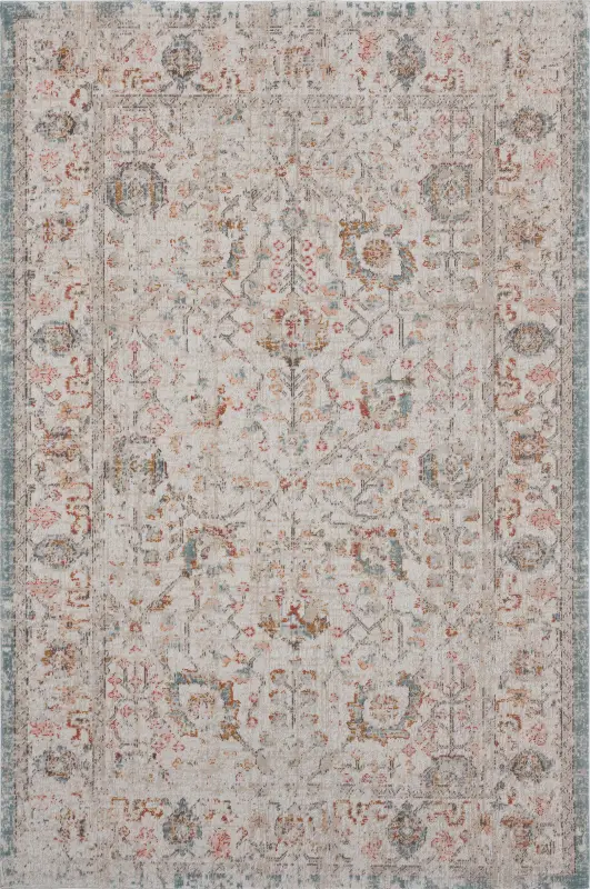 Plaibrun Beige 7'9 x 9'9 Indoor/Outdoor Rug