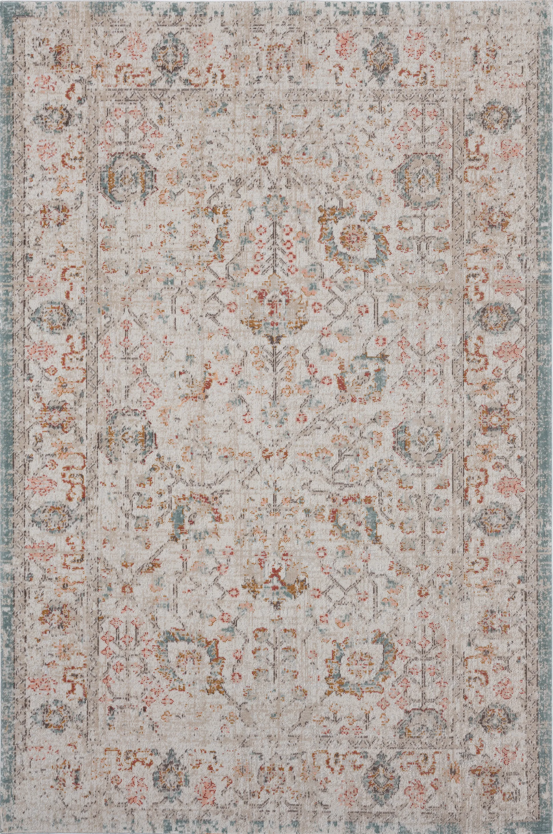 Plaibrun Beige 7'9 x 9'9 Indoor/Outdoor Rug - Image 1