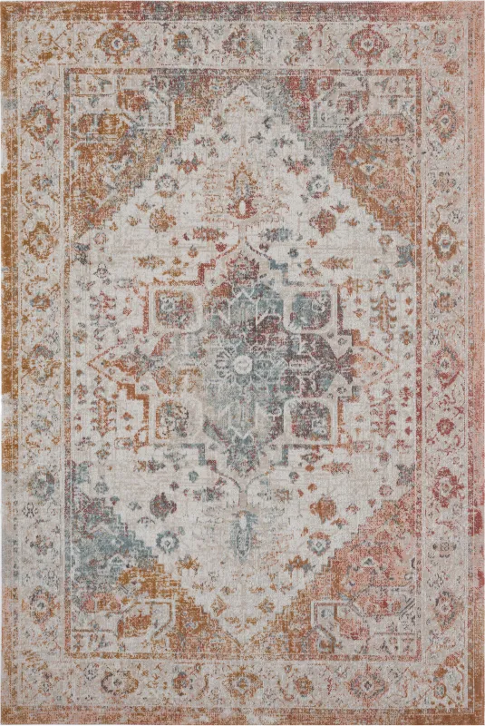 Wesdiac Blue/Cream 7'9 x 9'9 Indoor/Outdoor Rug
