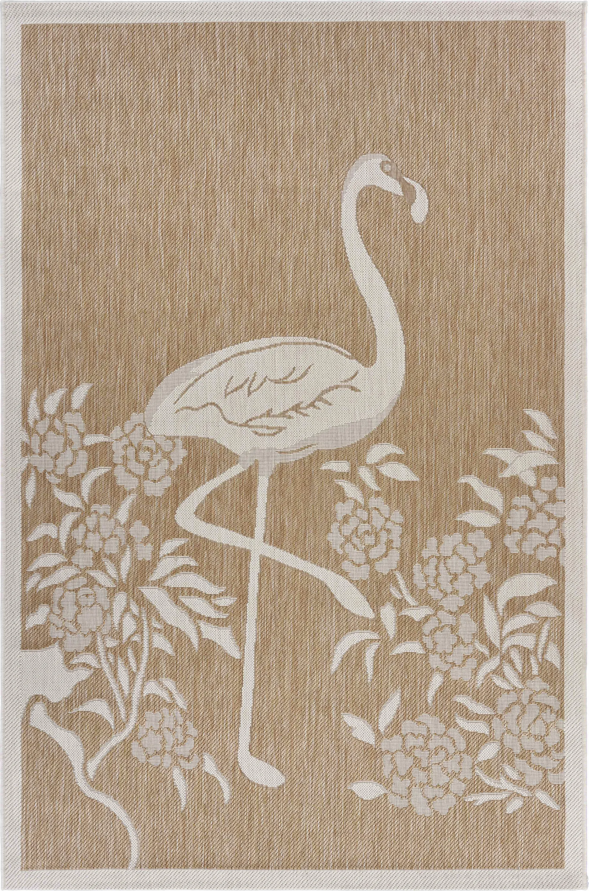Protawa Beige 5' x 7' Indoor/Outdoor Rug - Image 1