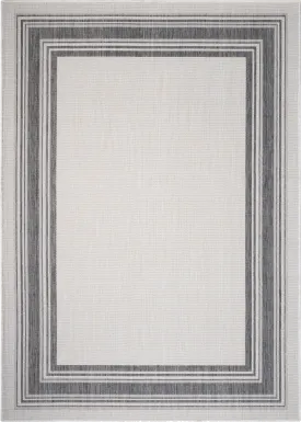 Carledosa White/Multi 7'6 x 9'5 Indoor/Outdoor Rug