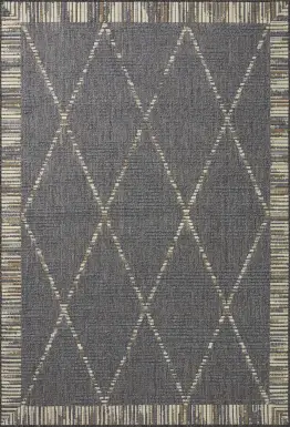 Tustin Slate 5'3 x 7' Indoor/Outdoor Rug
