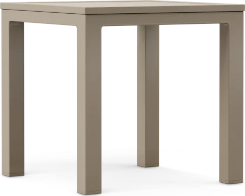 Solana Taupe Square Outdoor End Table