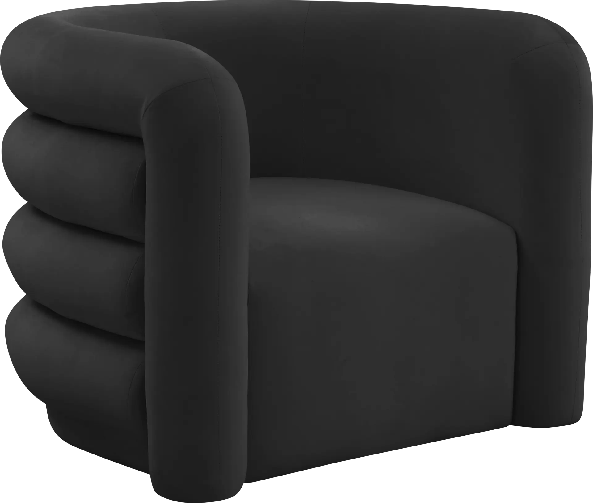Braymer Black Accent Chair