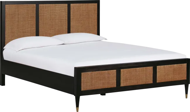 Canalers Black Queen Bed
