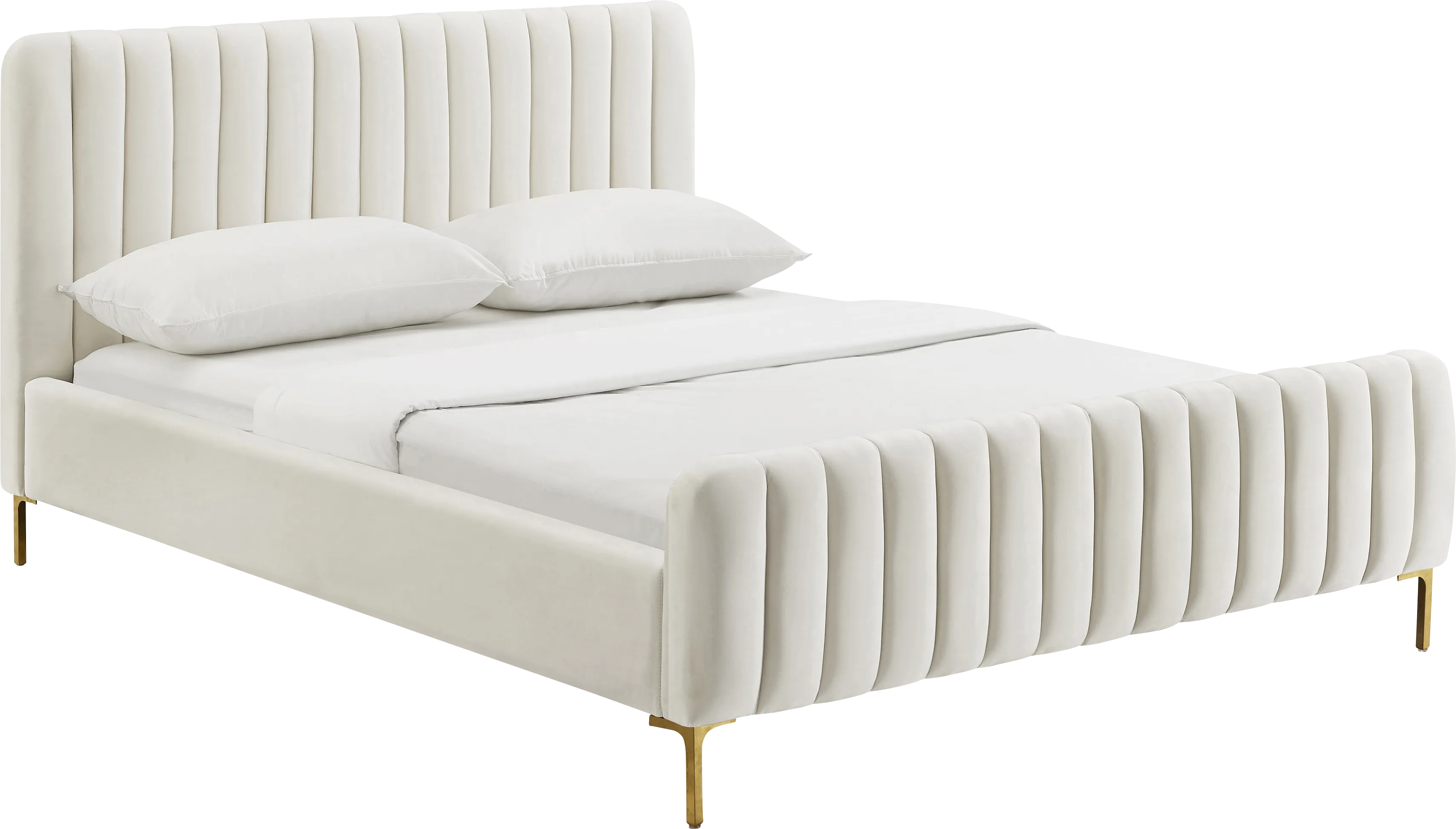 Beineke Cream Queen Bed