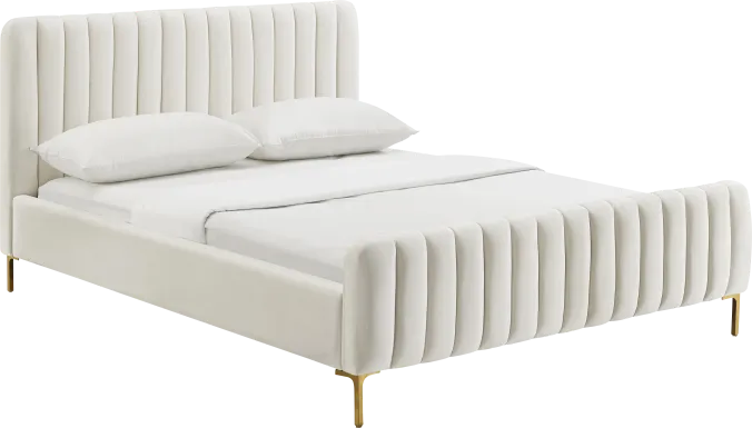 Beineke Cream Queen Bed