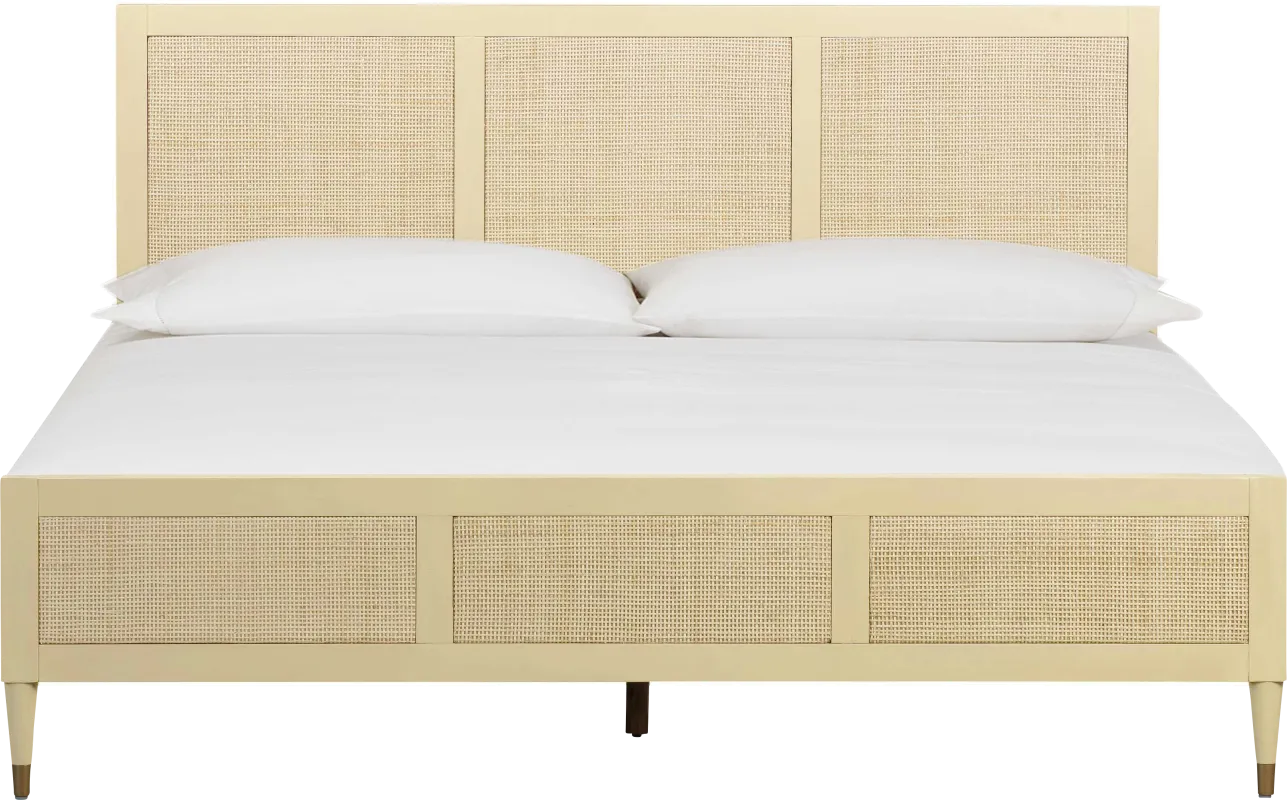 Canalers Beige King Bed