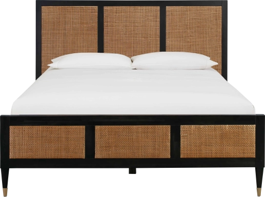 Canalers Black King Bed