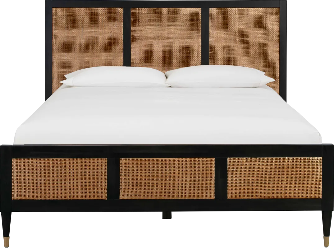 Canalers Black King Bed