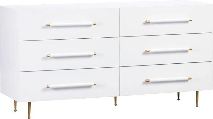 Troperan White Dresser