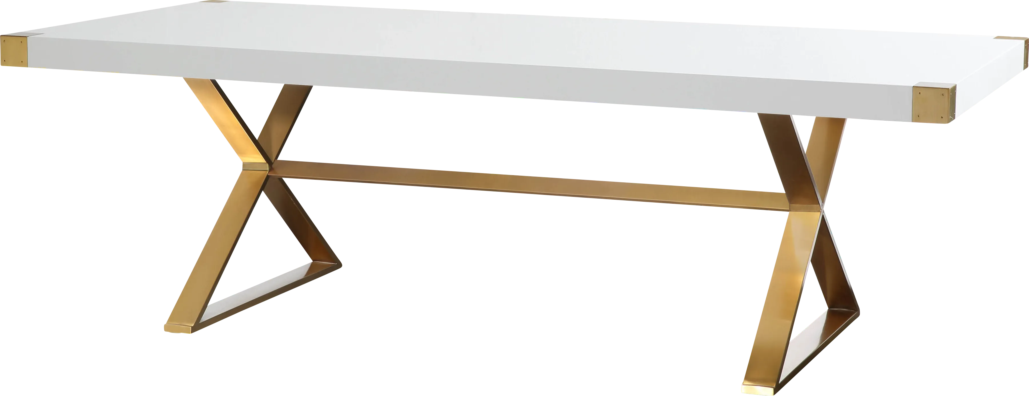Acadamie White Dining Table - Thumbnail - Image 1