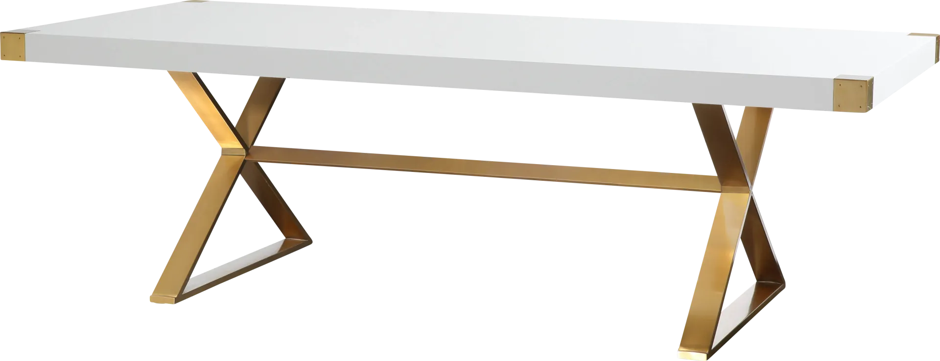Acadamie White Dining Table - Image 1
