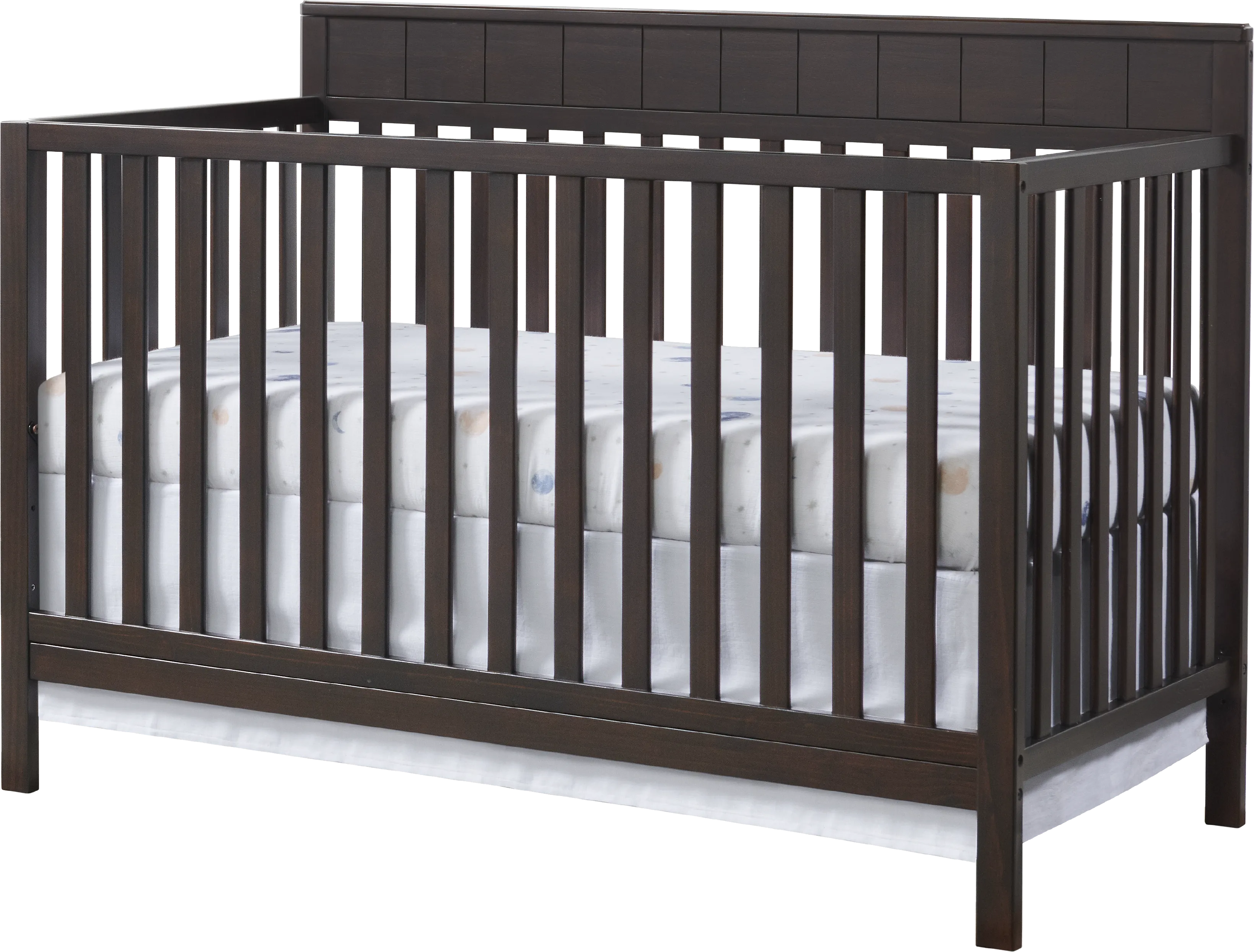 Satine Espresso Convertible Crib - Thumbnail - Image 1