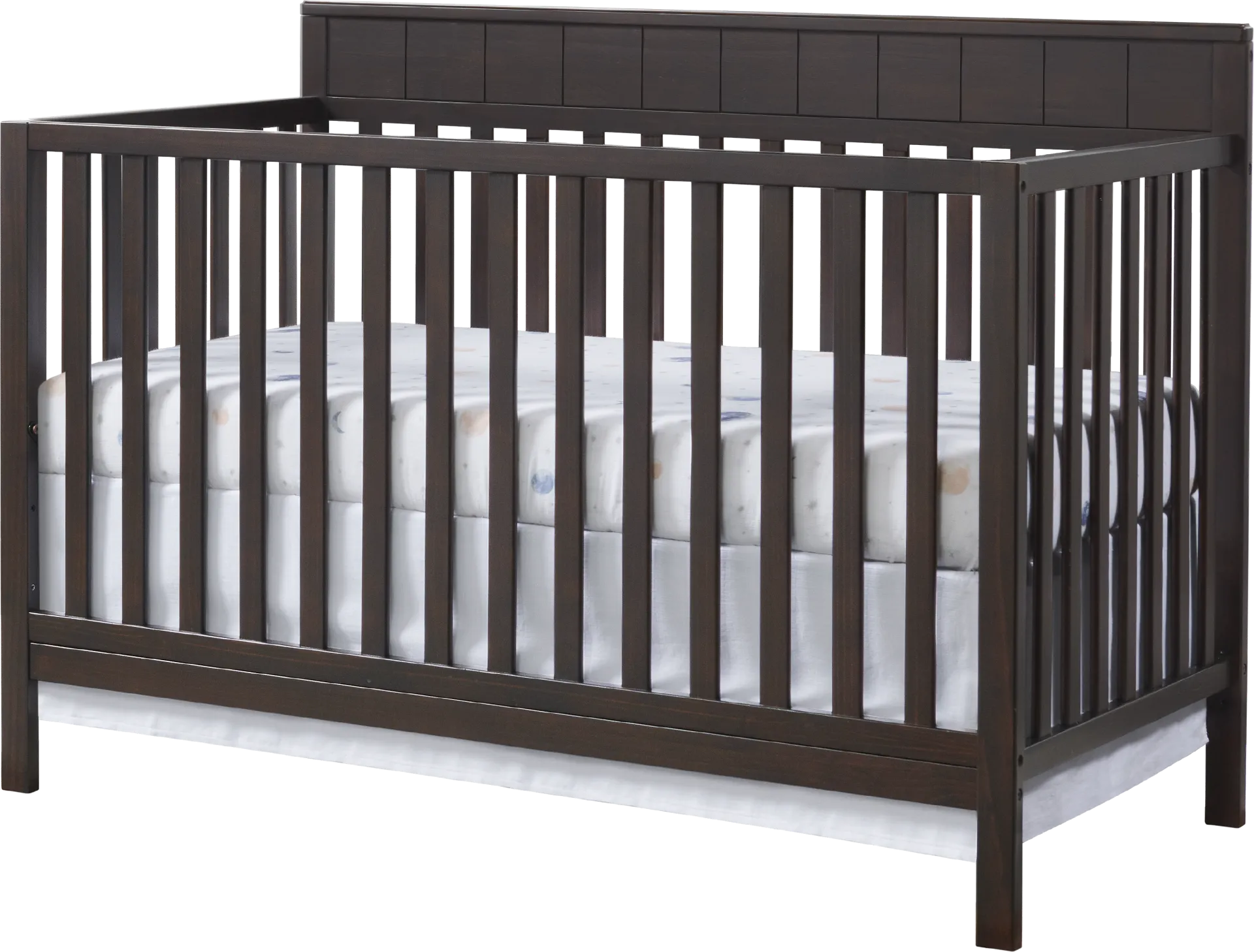 Satine Espresso Convertible Crib - Image 1
