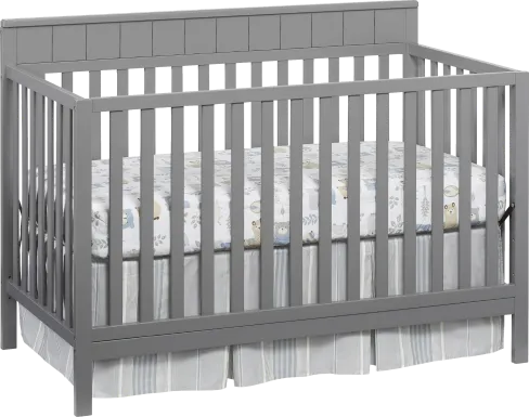 Satine Gray Convertible Crib