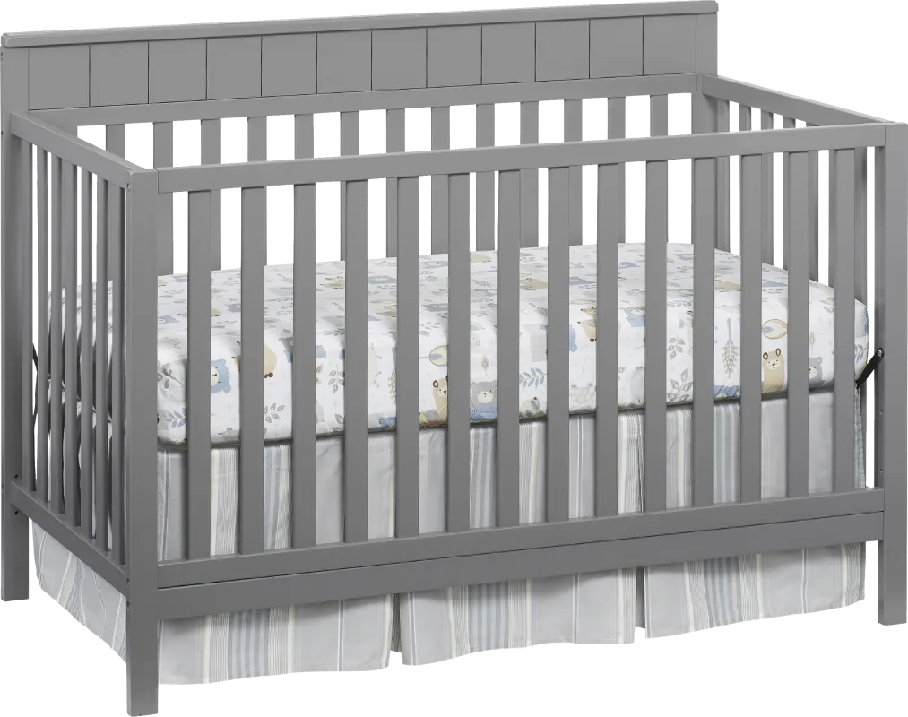 Satine Gray Convertible Crib