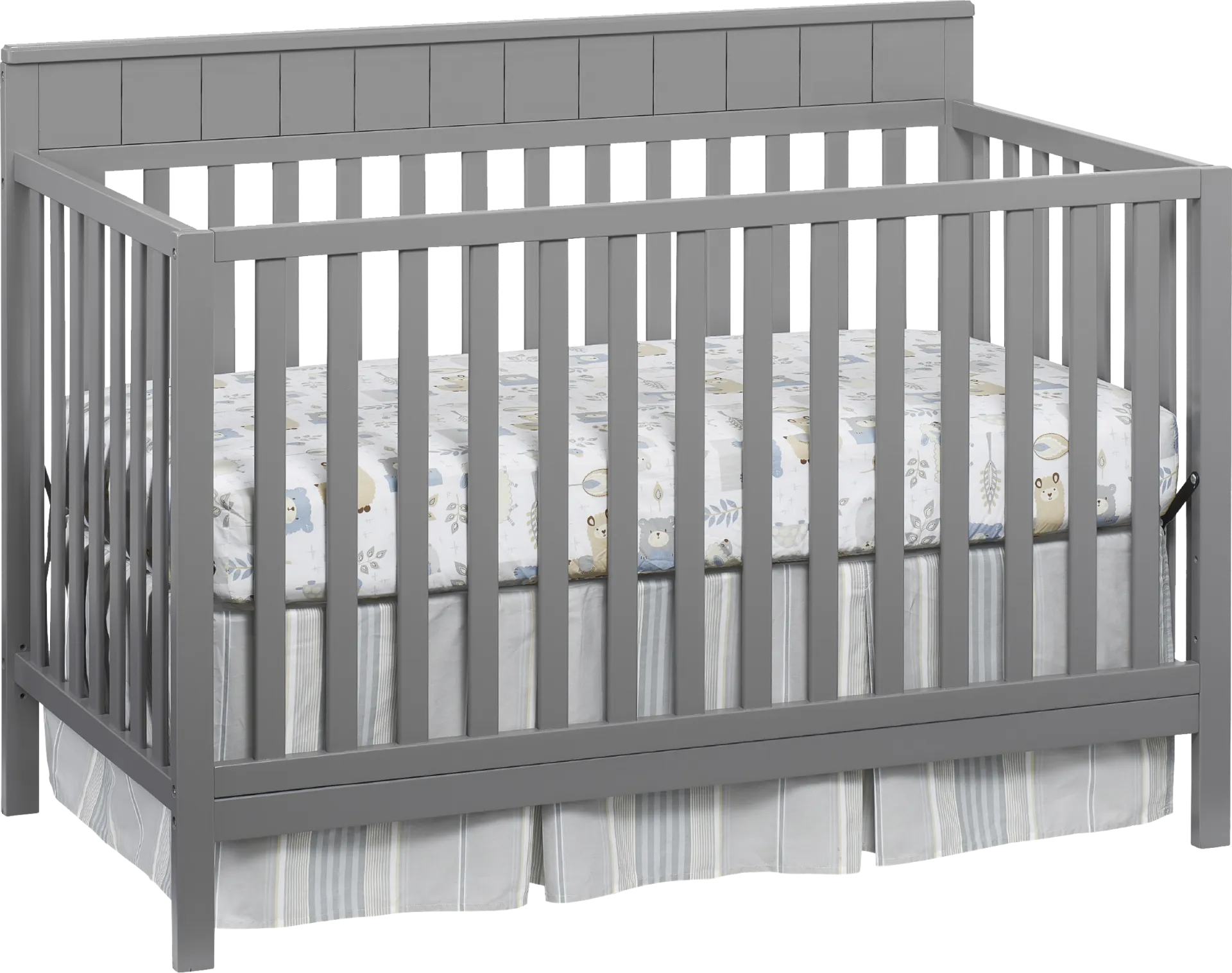 Satine Gray Convertible Crib - Image 1