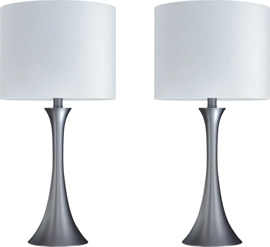 Keely Alley Slate Table Lamps, Set of 2